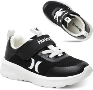 Hurley Kids Matson Athletic Sneakers with Adjustable Strap for Boys and Girls, Lightweight and Breathable Sports Sneakers, Kid's Running or Walking Shoes, Toddlers, Little Kids, and Big Kids