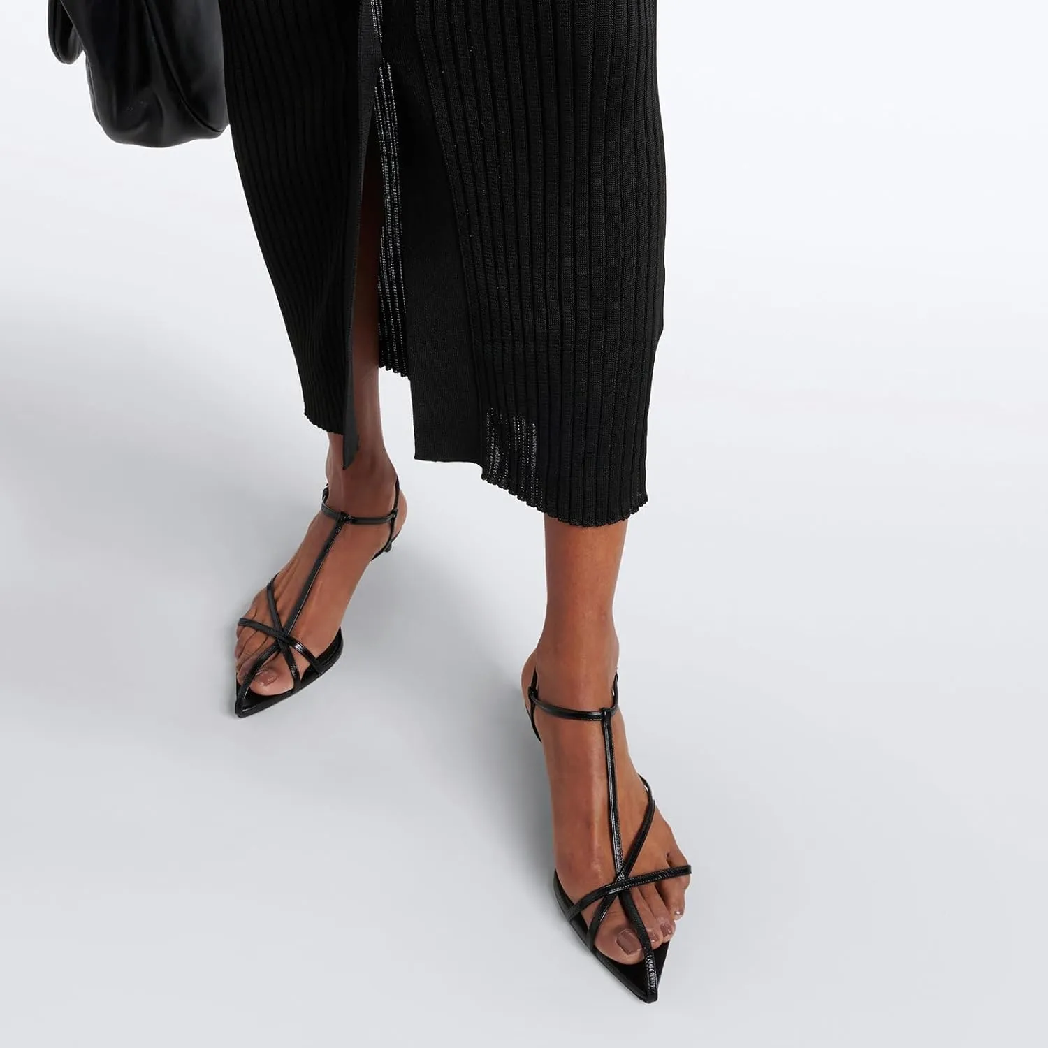iadore Women Sexy Kitten Low Heel Sandals Retro Ankle Straps with Buckle Shoes Open Toe Summer Dress Sandals Size 5-12 US