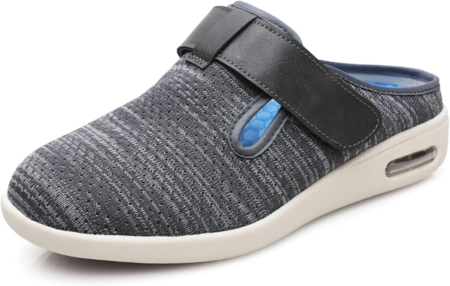 JITUUE Women's Loafers Diabetic Air-Cushion Slip-On Walking Shoes Orthopedic Breathable Casual Comfort Outdoor Shoes Memory Foam Slipper