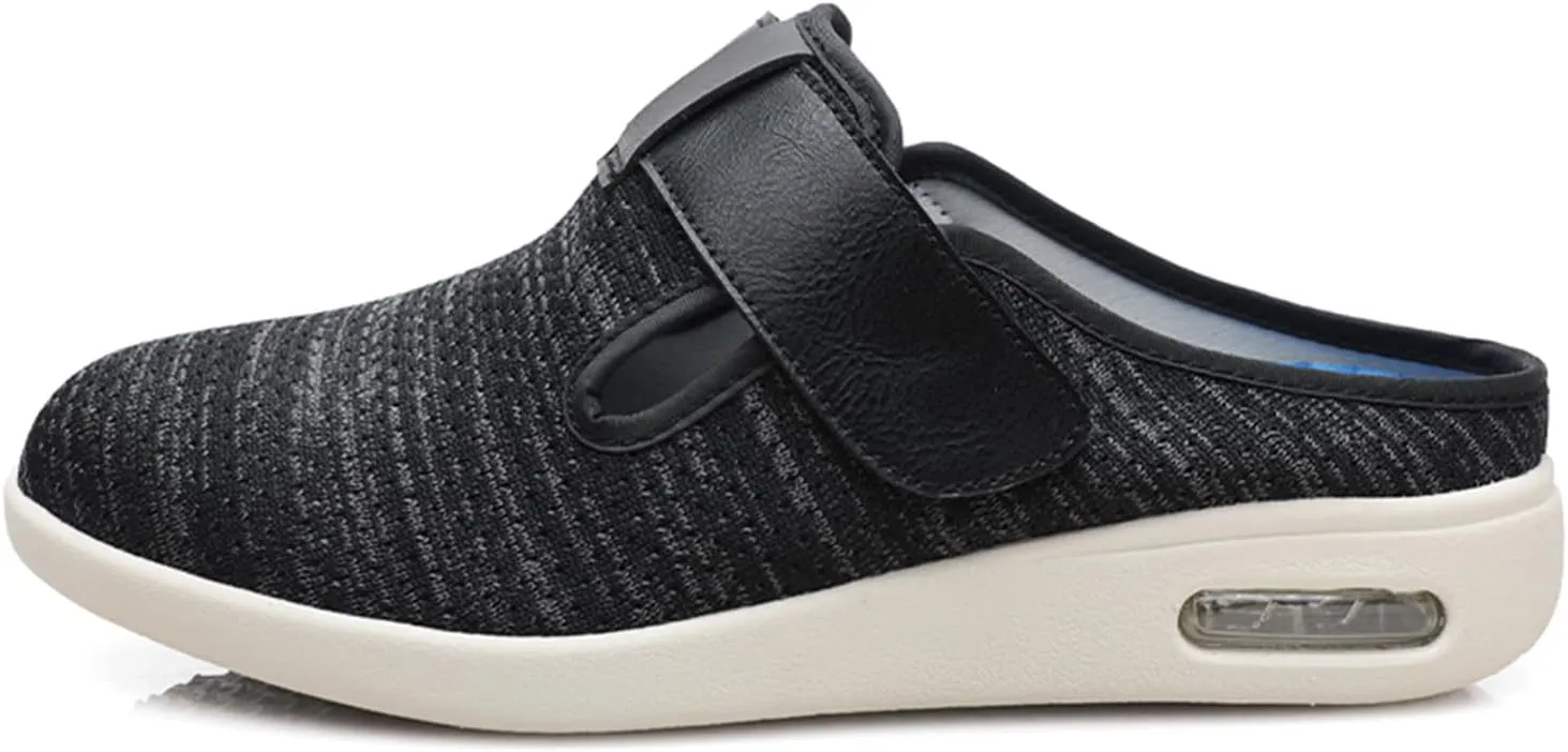 JITUUE Women's Loafers Diabetic Air-Cushion Slip-On Walking Shoes Orthopedic Breathable Casual Comfort Outdoor Shoes Memory Foam Slipper
