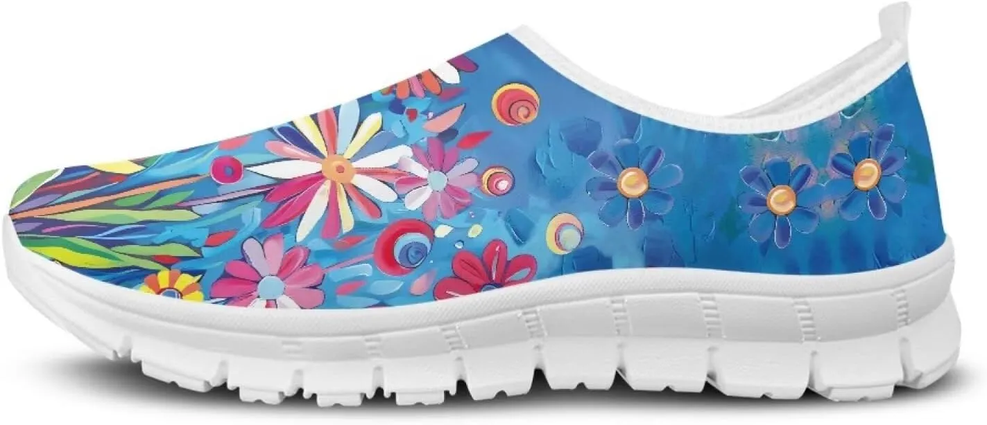 JoyLamoria Highland Cattle Loafers for Women,Comfortable Loafers Women's Casual Travel and Work Slip-Ons Sneakers