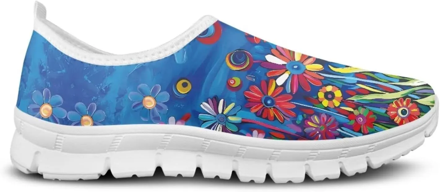 JoyLamoria Highland Cattle Loafers for Women,Comfortable Loafers Women's Casual Travel and Work Slip-Ons Sneakers