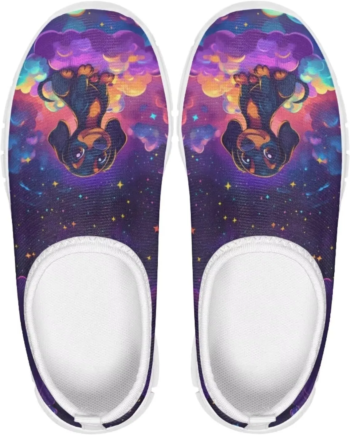 Kids Slip On Tennis Shoes Non Slip Girls Running Sports Shoes for Daily Wear