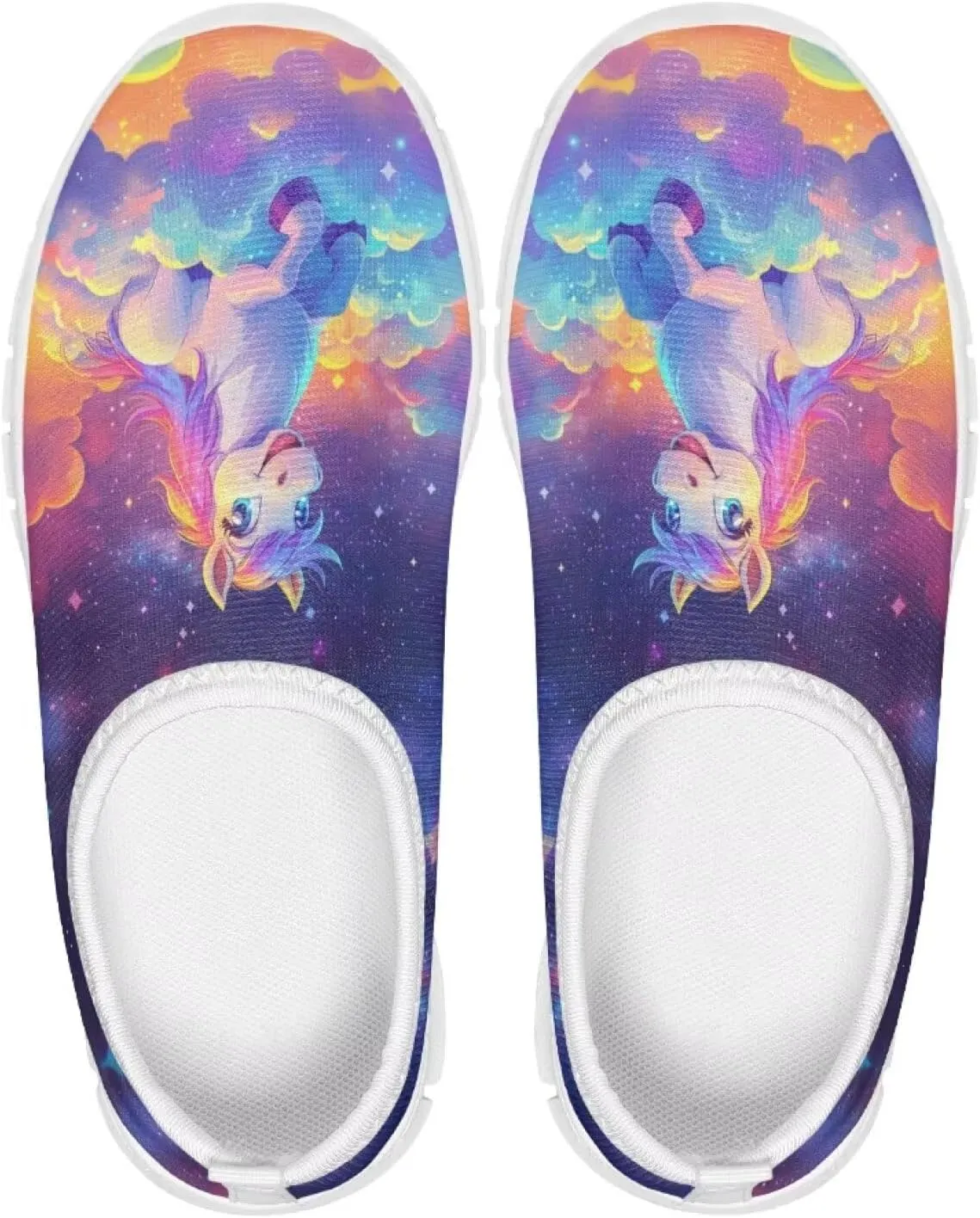 Kids Slip On Tennis Shoes Non Slip Girls Running Sports Shoes for Daily Wear