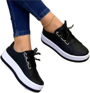 Ladmiple Shoes For Women Sneakers Slip Ons Memory Foam Comfort Walking Shoes Fashion Casual Summer Platform Flats Loafer