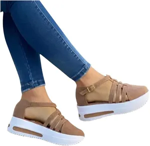 Ladmiple Shoes For Women Sneakers Slip Ons Memory Foam Comfort Walking Shoes Fashion Casual Summer Platform Flats Loafer