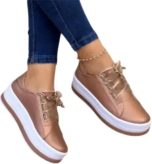 Ladmiple Shoes For Women Sneakers Slip Ons Walking Shoes Lady Platform Loafers Fashion Casual Dressy Summer Flats Shoes