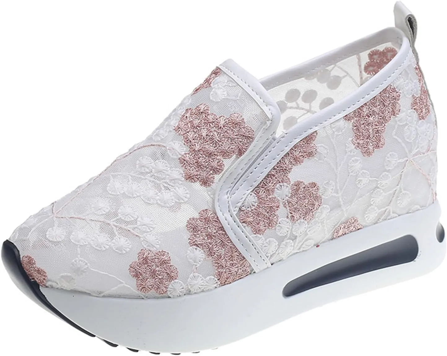 Ladmiple Sneakers For Women Comfortable Shoes Fashion Slip On Walking Shoes Dressy Casual Summer Platform Flats Loafers