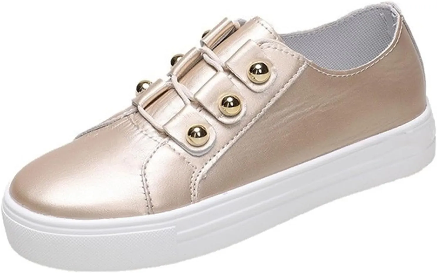Ladmiple Sneakers For Women Slip On Fashion Comfortable Walking Shoes Dressy Casual Summer Non Slip Flats Loafers