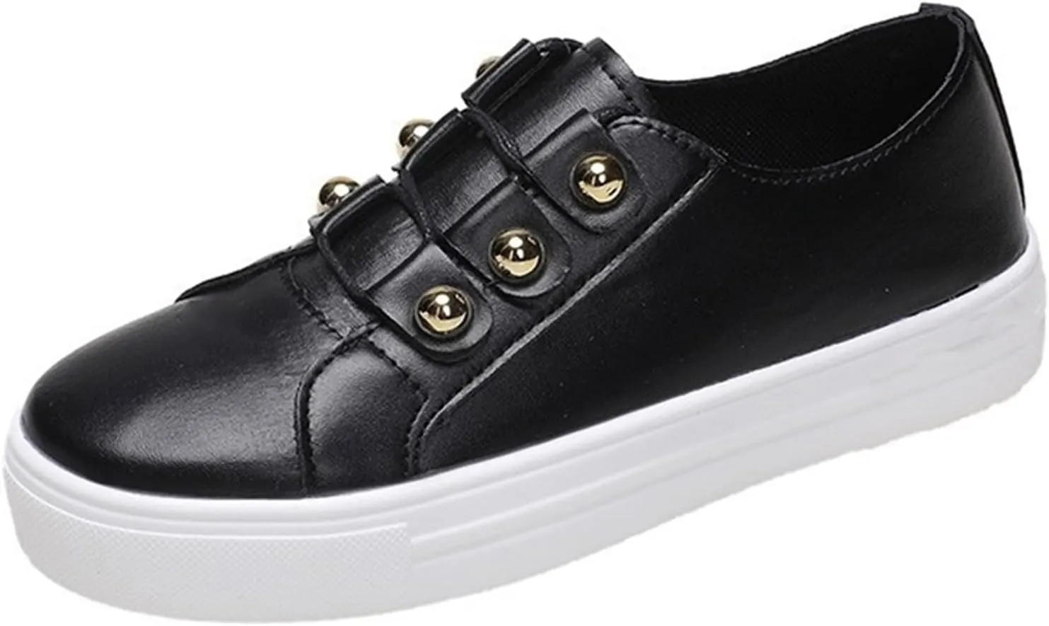 Ladmiple Sneakers For Women Slip On Fashion Comfortable Walking Shoes Dressy Casual Summer Non Slip Flats Loafers