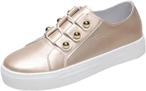 Ladmiple Sneakers For Women Slip On Fashion Comfortable Walking Shoes Dressy Casual Summer Non Slip Flats Loafers