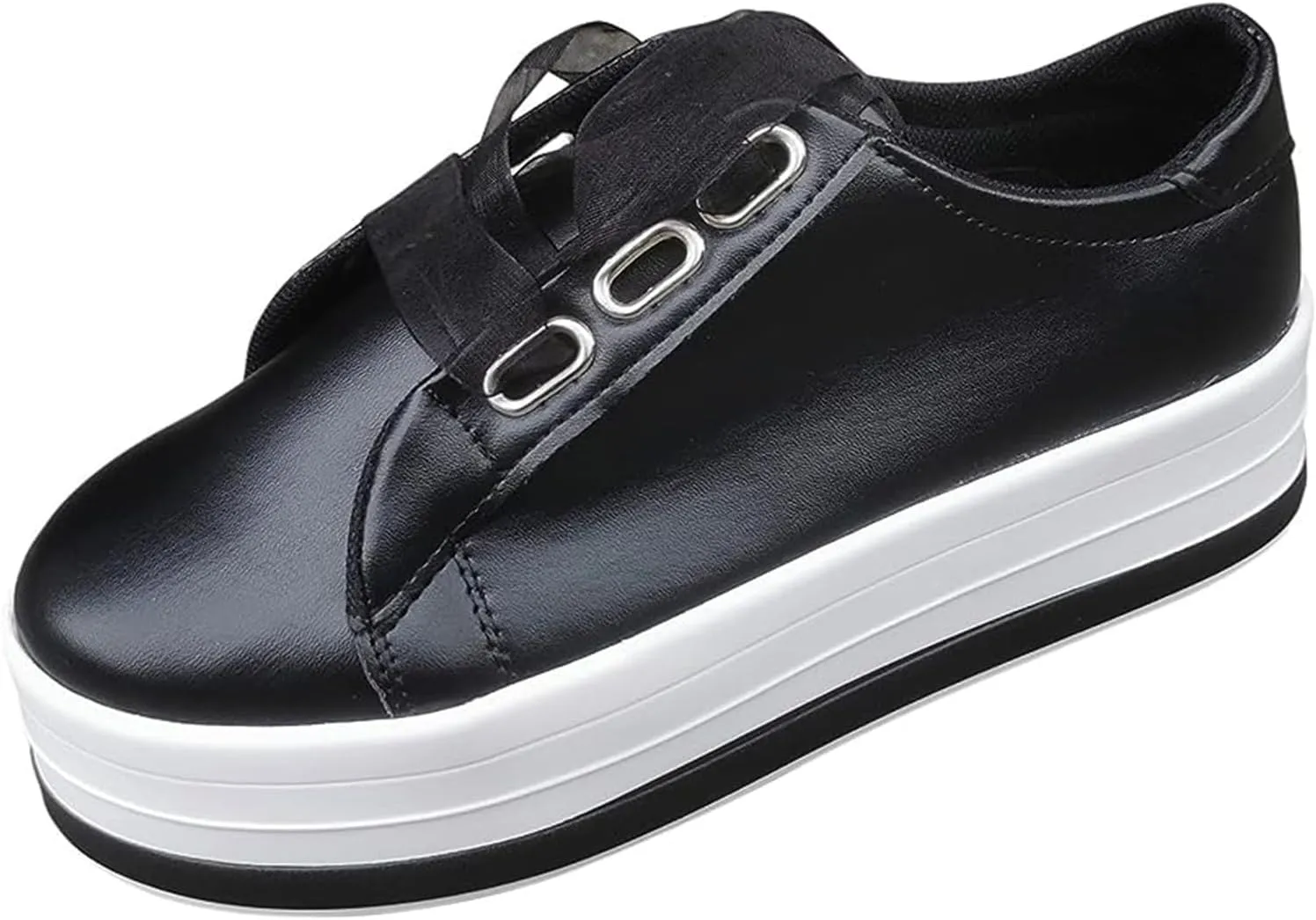 Ladmiple Sneakers For Women Slip On Shoes Fashion Comfortable Dressy Casual Summer Low Top Walking Flats Loafers