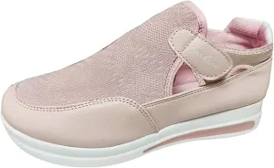 Ladmiple Sneakers For Women Slip On Wide Width Lace ups Casual Canvas Walking Shoes Dressy Summer Fashion Flats Loafers