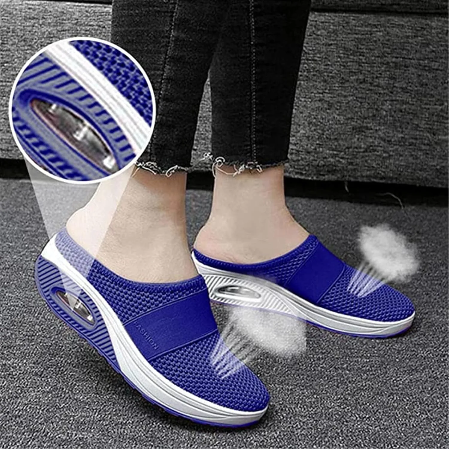 Ladmiple Sneakers For Women Walking Shoes Arch Support Casual Slip On Fashion Comfortable Dressy Summer Flats Loafers