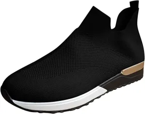 Lausiuoe Sneakers For Women Walking Shoes Comfortable Fashion Sneakers Breathable Casual Comfortable Lightweight Shoes