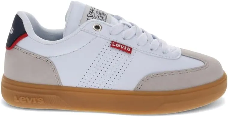 Levi's Kids Zane Poly Canvas Casual Lace Up Sneaker Shoe