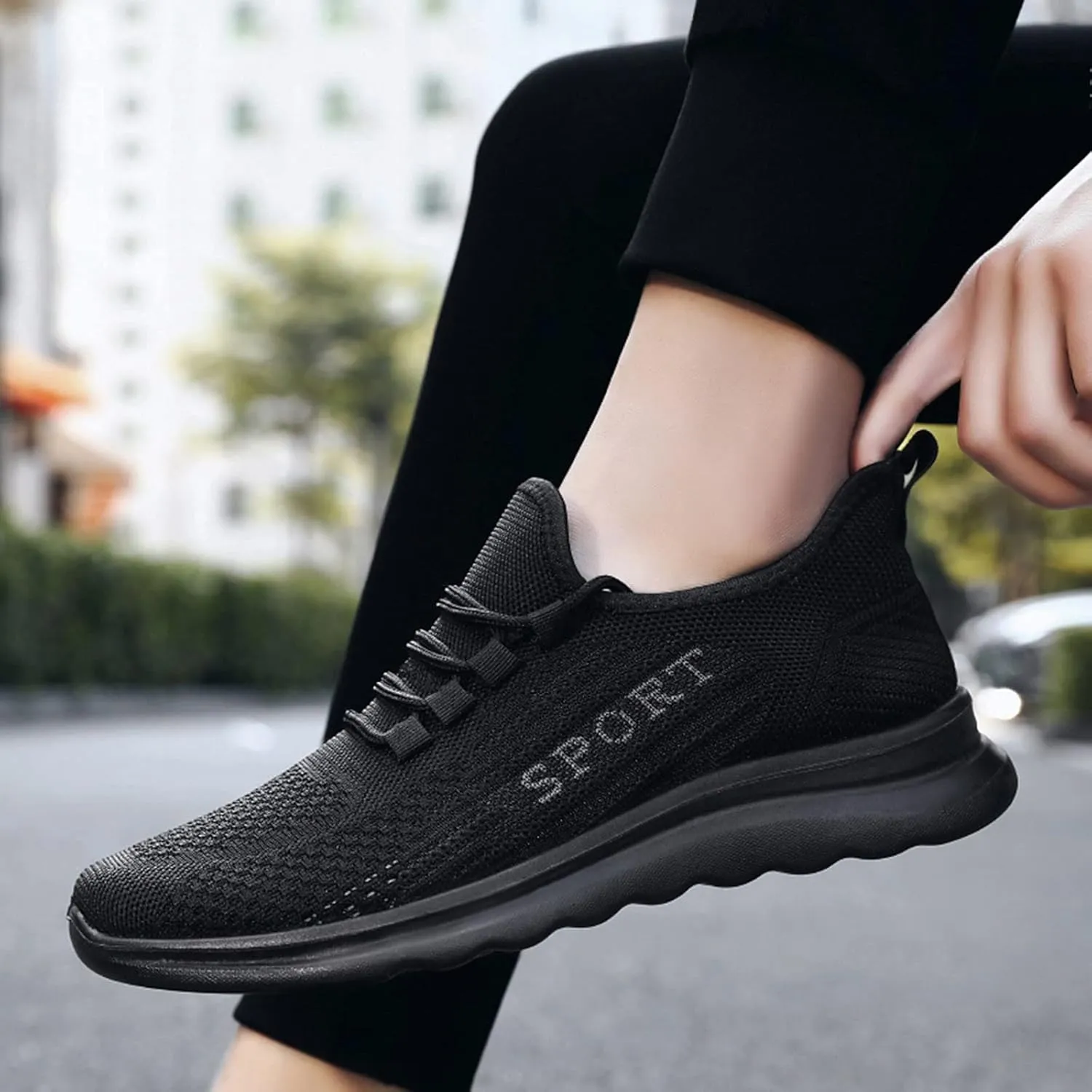 Lightweight Arch Support Sneakers for Men Business Mesh Breathable Walking Shoe Men's Arch Support Insole Shoes