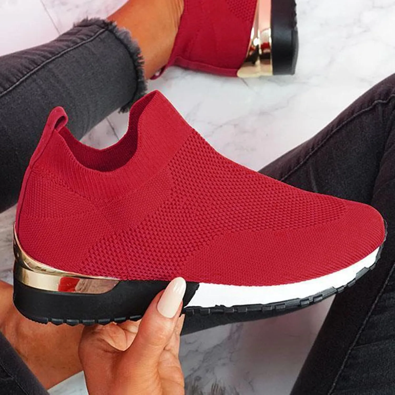 Low-Top Slip Ons Women's Fashion Sneakers Casual Mens Tennis Shoes Food Service Dressy Casual Shoes White Platform Sneakers Brown Tennis Shoe White Loafers