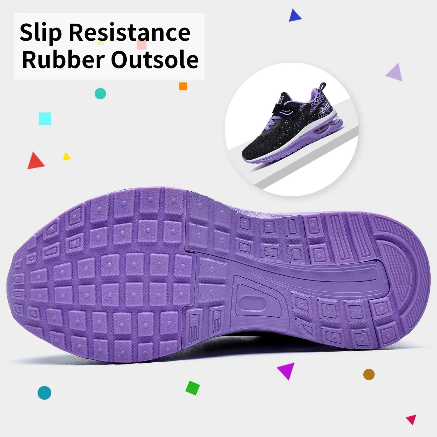 MEHOTO Kid Air Tennis Running Shoes, Athletic Walking Jogging Sport Lightweight Breathable Sneakers for Boys Girls