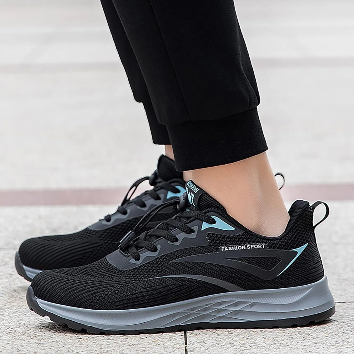 Men Slip on Walking Shoes Casual Dressy Memory Foam Breathable Lightweight Fashion Sneakers Non Slip Travel Jogging Training Gym Shoes Wide Width