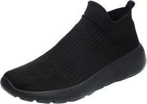 Men Sports Shoes New Pattern Summer Mesh Breathable Comfortable Simple Solid Color Slip On Fashion Sneaker Men Casual
