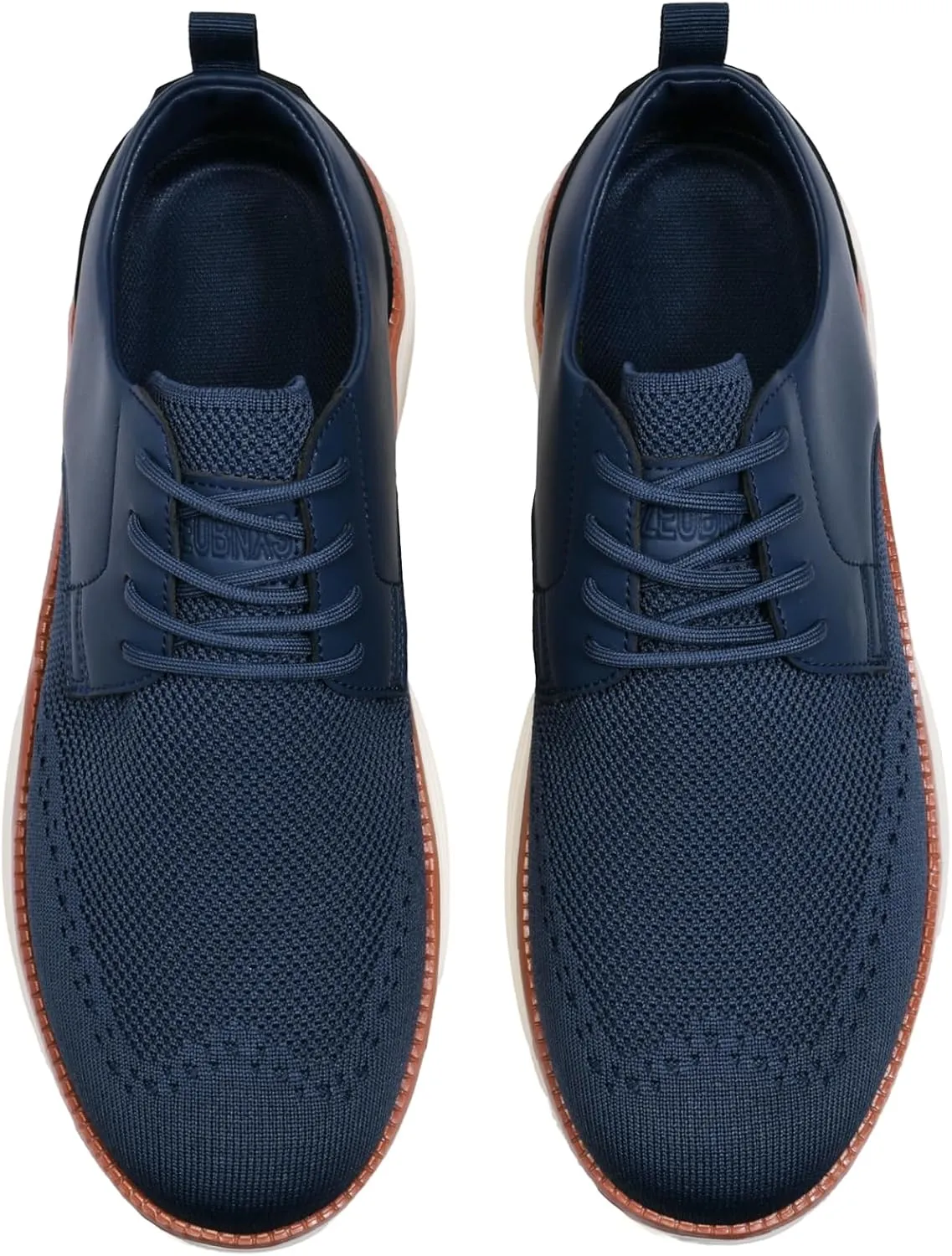 Men's Casual Dress Oxfords Shoes Knit Fashion Dress Sneakers for Business Formal Daily Walking