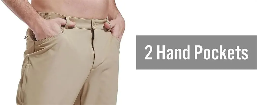 Men's Casual Pants Lightweight Quick Dry Stretchy Pants Outdoor Fishing