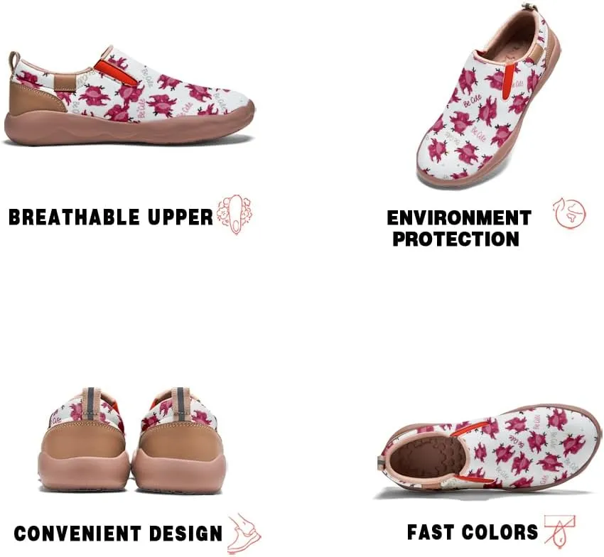 Men's Casual Shoes Art Painted Leather Slip Ons Loafers Lightweight Comfortable Walking Travel Sneaker