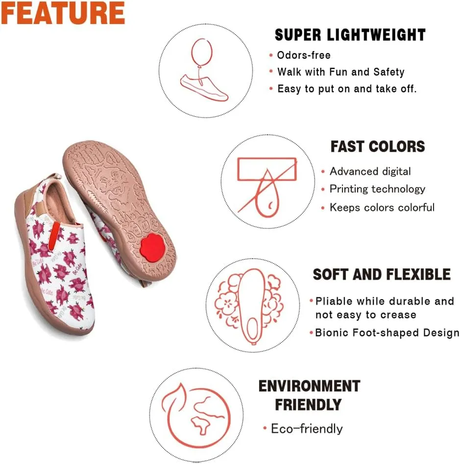 Men's Casual Shoes Art Painted Leather Slip Ons Loafers Lightweight Comfortable Walking Travel Sneaker