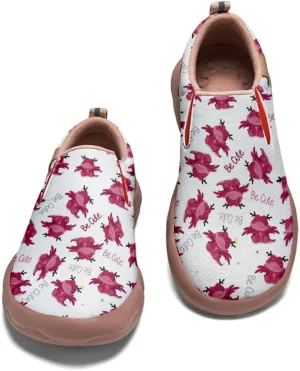 Men's Casual Shoes Art Painted Leather Slip Ons Loafers Lightweight Comfortable Walking Travel Sneaker