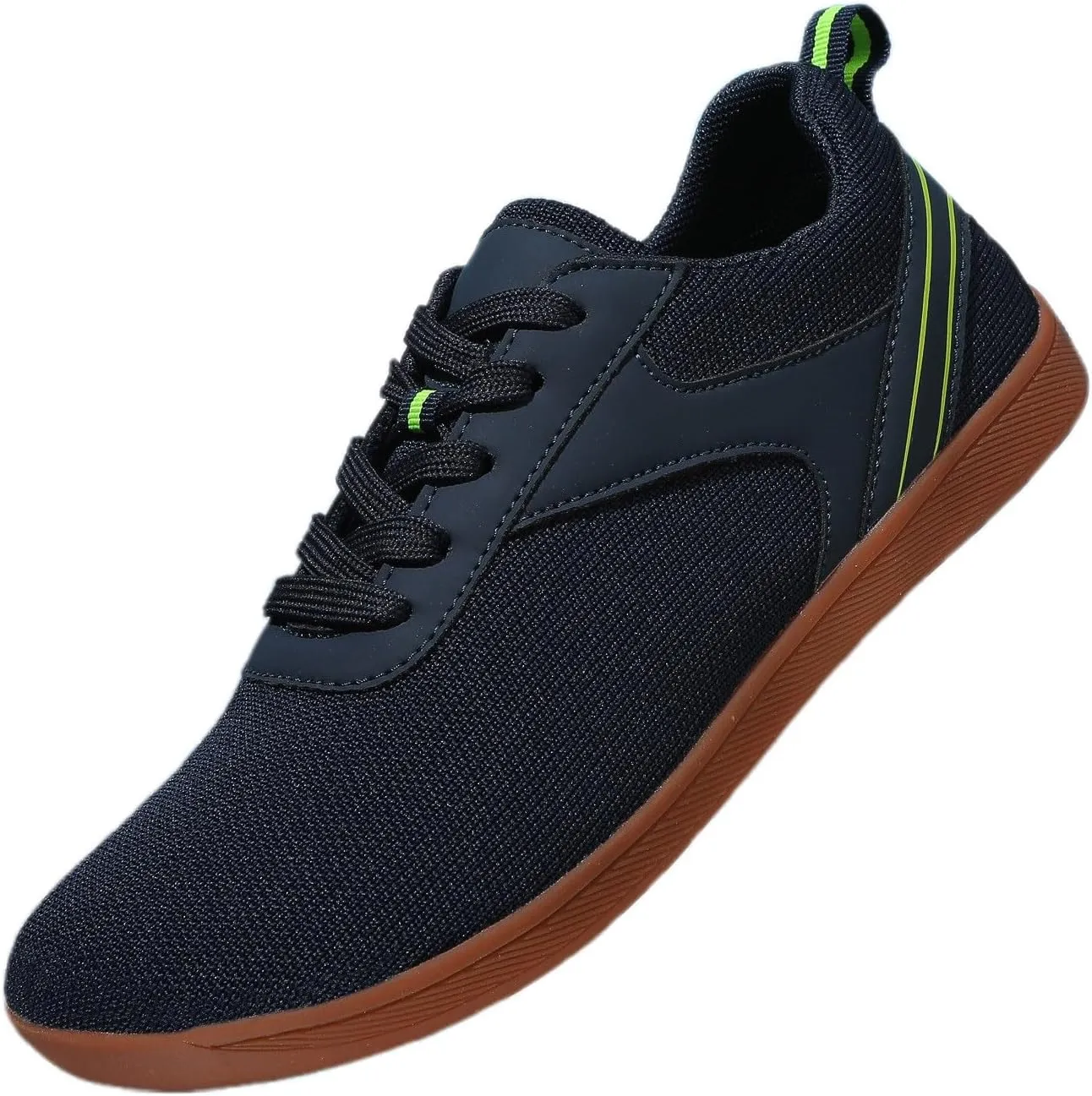 Men's Comfy Walking Shoes Fashion Sneakers 2025 Low Top Summer Lace-up Solid Color Breathable Closed Toe Barefoot Shoe Outdoor Comfortable Daily Casual Sneaker