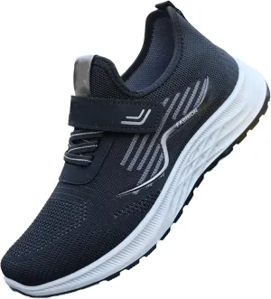 Men's Comfy Walking Shoes Fashion Sneakers 2025 Low Top Summer Lace-up Solid Color Breathable Closed Toe Flats Outdoor Comfortable Daily Casual Sneaker for Summer