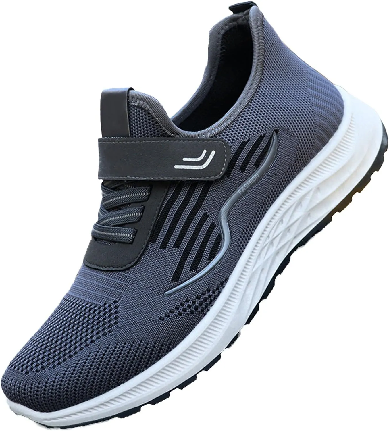 Men's Comfy Walking Shoes Fashion Sneakers 2025 Low Top Summer Lace-up Solid Color Breathable Closed Toe Flats Outdoor Comfortable Daily Casual Sneaker for Summer