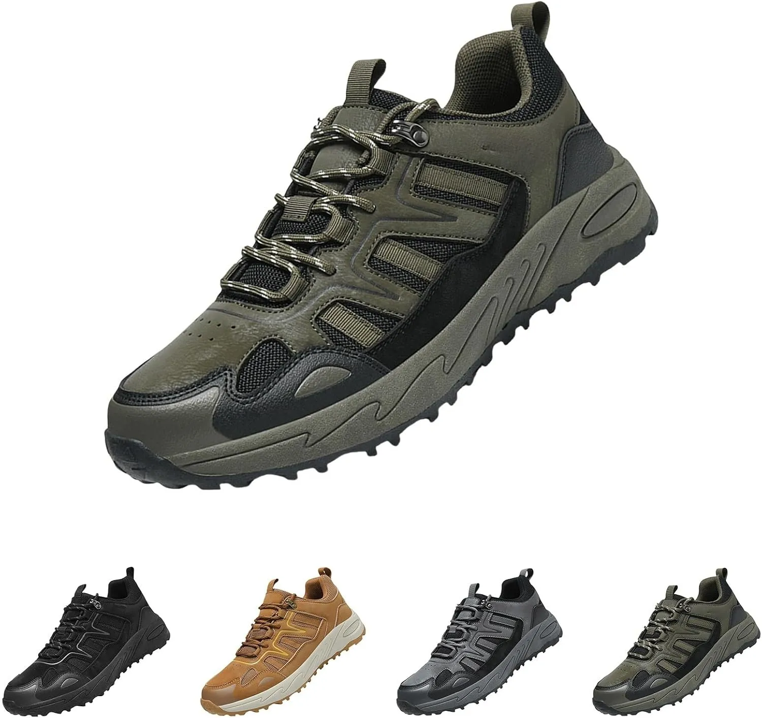 Men's Comfy Walking Shoes Non Slip Soft Bottom Fashion Sneakers 2025 Closed Toe Flat Summer Lightweight Breathable Outdoor Comfortable Daily Casual Sneaker