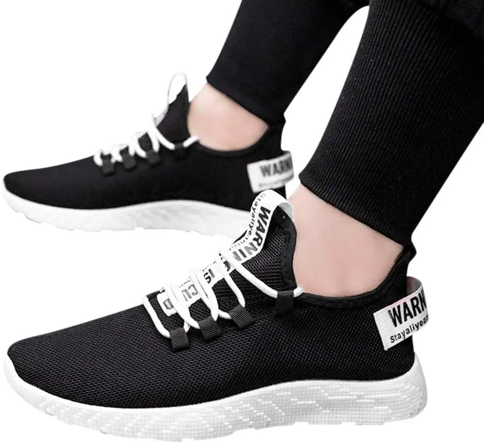 Mens Dress Shoes Casual Oxfords Shoes Knit Lightweight Non Slip Work Shoes Women Fashion Casual Shoes Dress Sneakers Slip On Tennis Shoe Loafers Dress Shoe