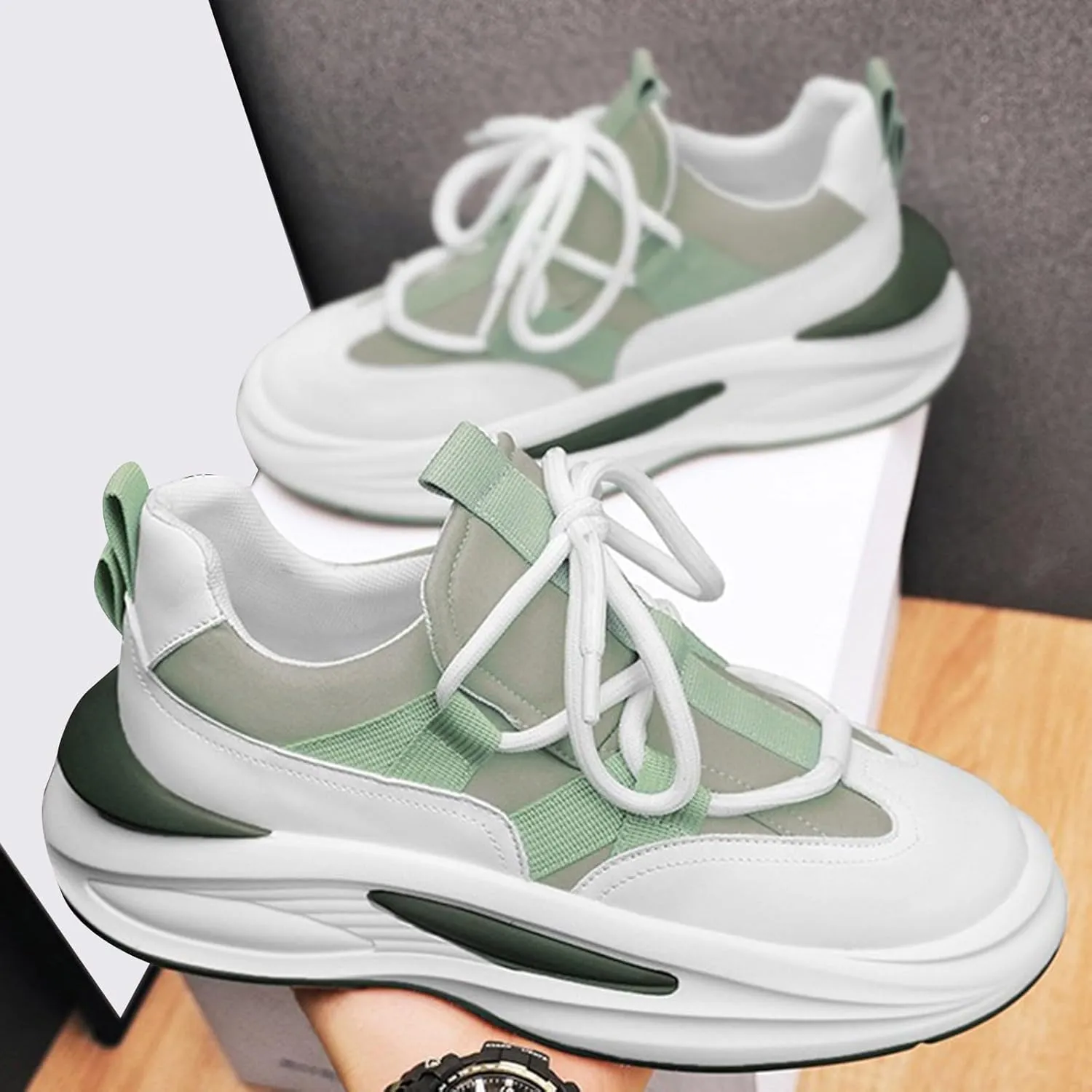 Men's Fashion Sneakers Mens Tennis Shoes Shoe for Men Sneaker for Men Mesh Lightweight Sneaker