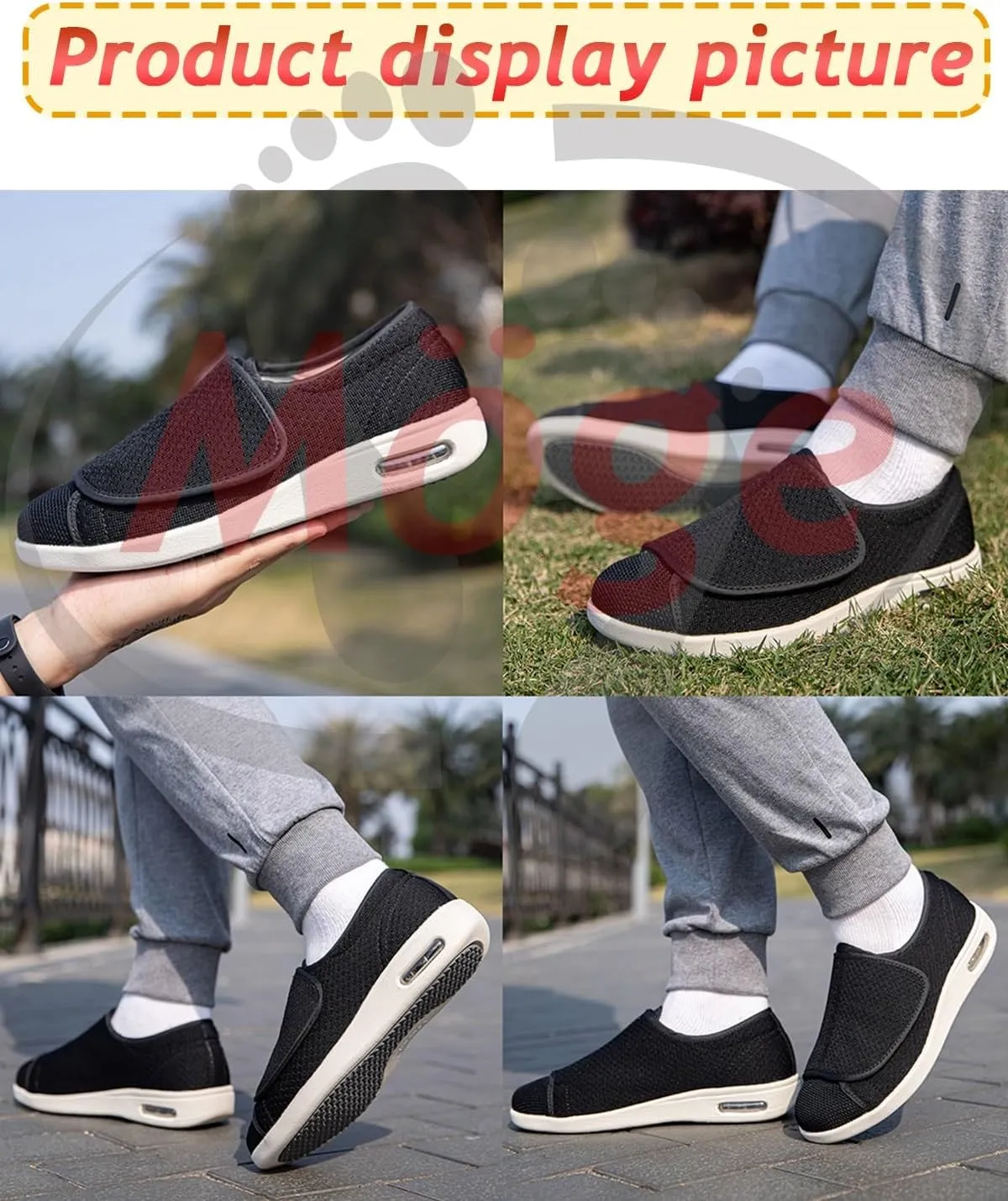 Mens Orthopedic Trainers Mesh Casual Walking Running Shoes Ligthweight Sneakers for Men Outdoor Jogging Sneakers Road Running Shoes