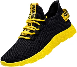 Mens Running Shoes Mesh Breathable Fashion Sneakers Lace Up Platform for Hiking Tennis Wide Feet Casual Trainers Comfortable Sneaker Non-Slip Lightweight Basketball Shoes