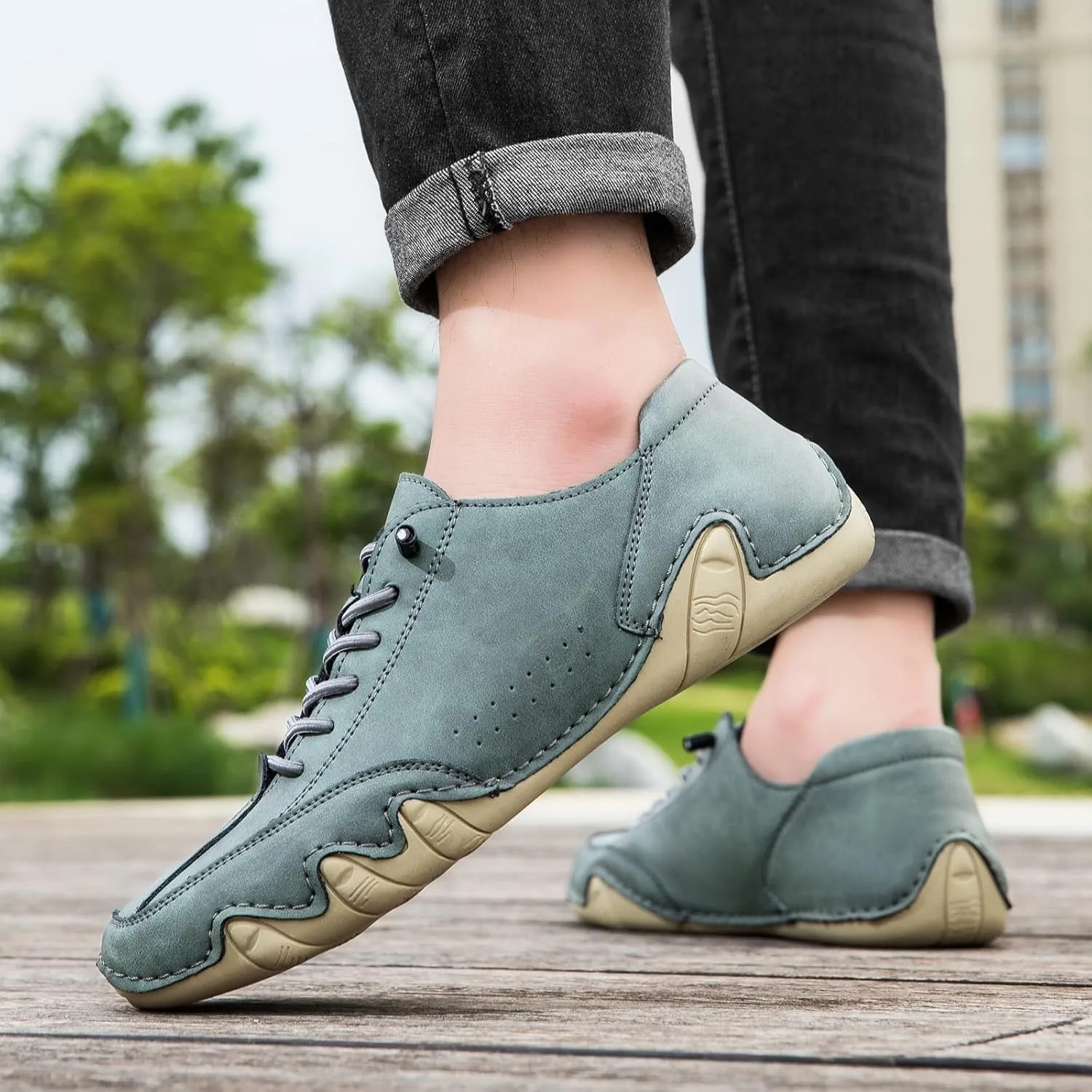 Mens Summer Barefoot Sneaker Breathable Solid Color Casual Running Shoes Comfortable Summer Flat Lighweight Sneakers Low Top Comfy Outdoor Walking Shoes