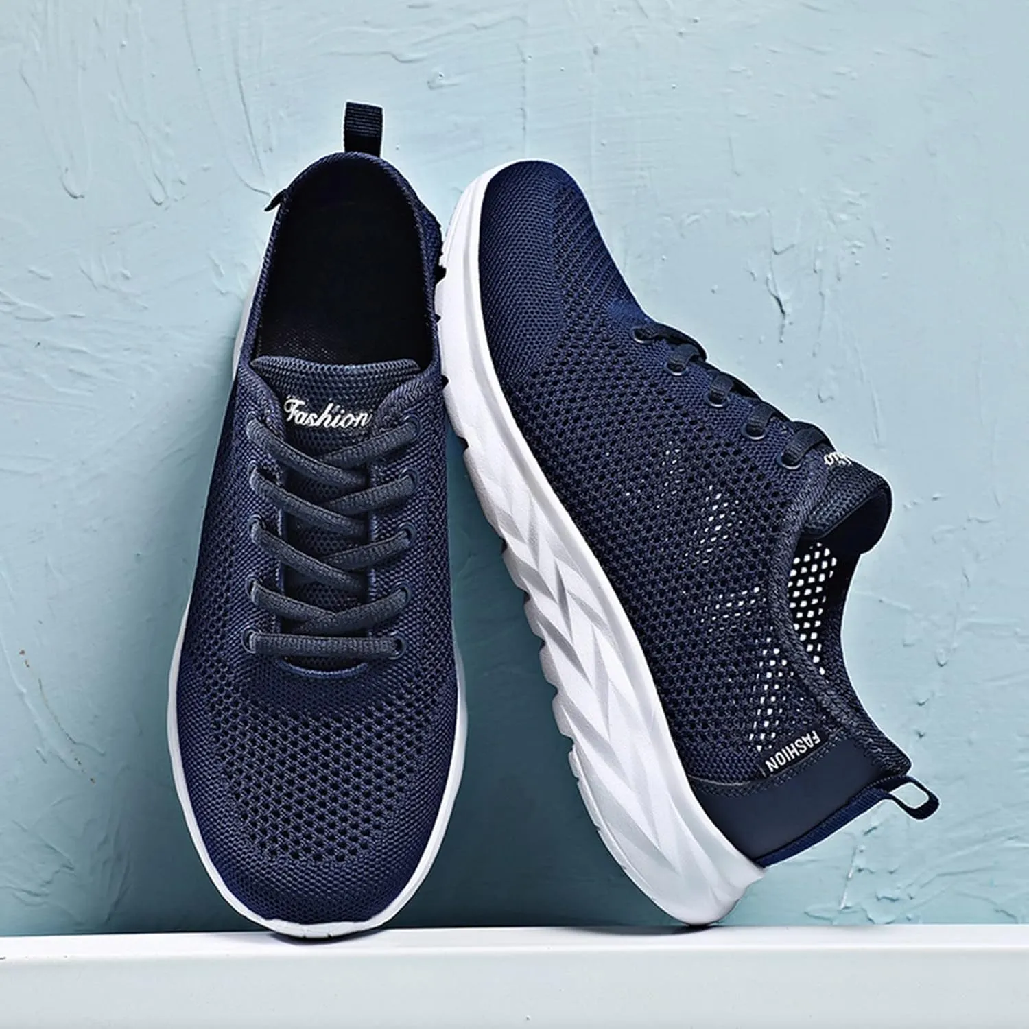 Mens Ultra Breathable Shoes with Water Friendly Quick-Dry Mesh,Summer Non-Slip Wading Shoe Daily Work Walking Shoe with Arch Support Casual Lightweight Durable Fitness Sneaker