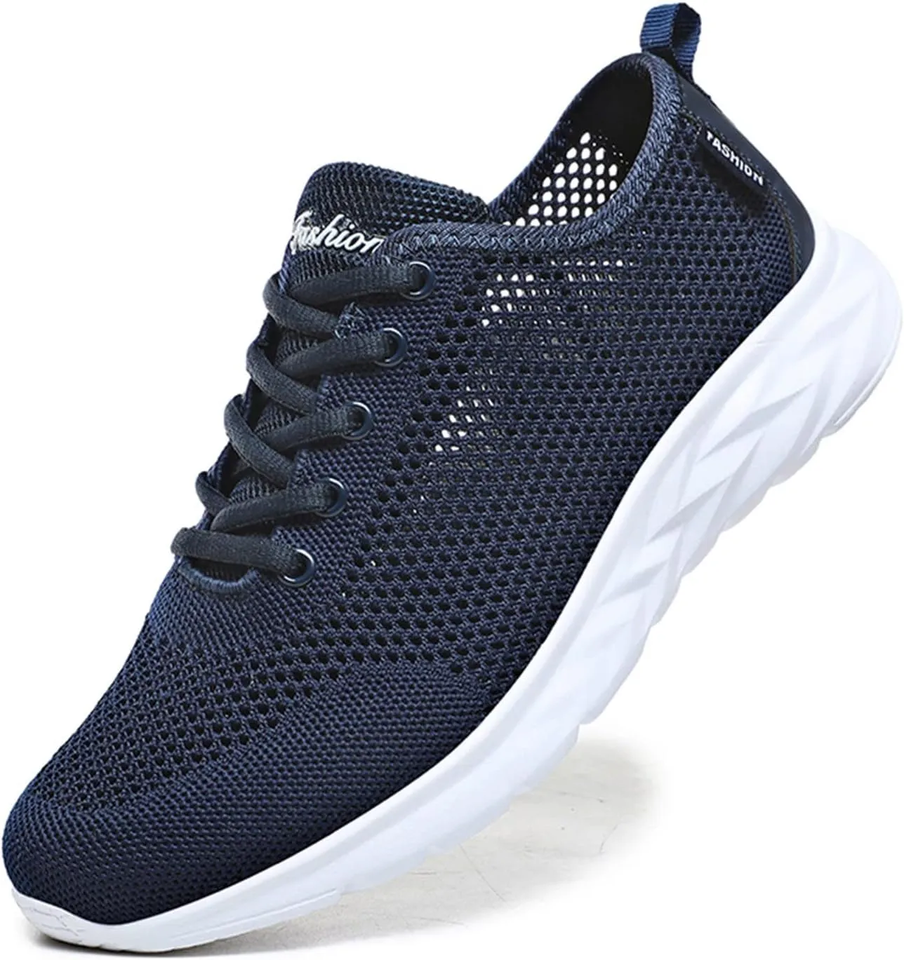 Mens Ultra Breathable Shoes with Water Friendly Quick-Dry Mesh,Summer Non-Slip Wading Shoe Daily Work Walking Shoe with Arch Support Casual Lightweight Durable Fitness Sneaker