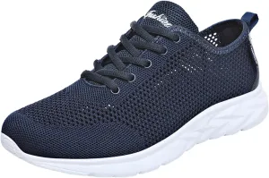 Mens Ultra Breathable Shoes with Water Friendly Quick-Dry Mesh,Summer Non-Slip Wading Shoe Daily Work Walking Shoe with Arch Support Casual Lightweight Durable Fitness Sneaker