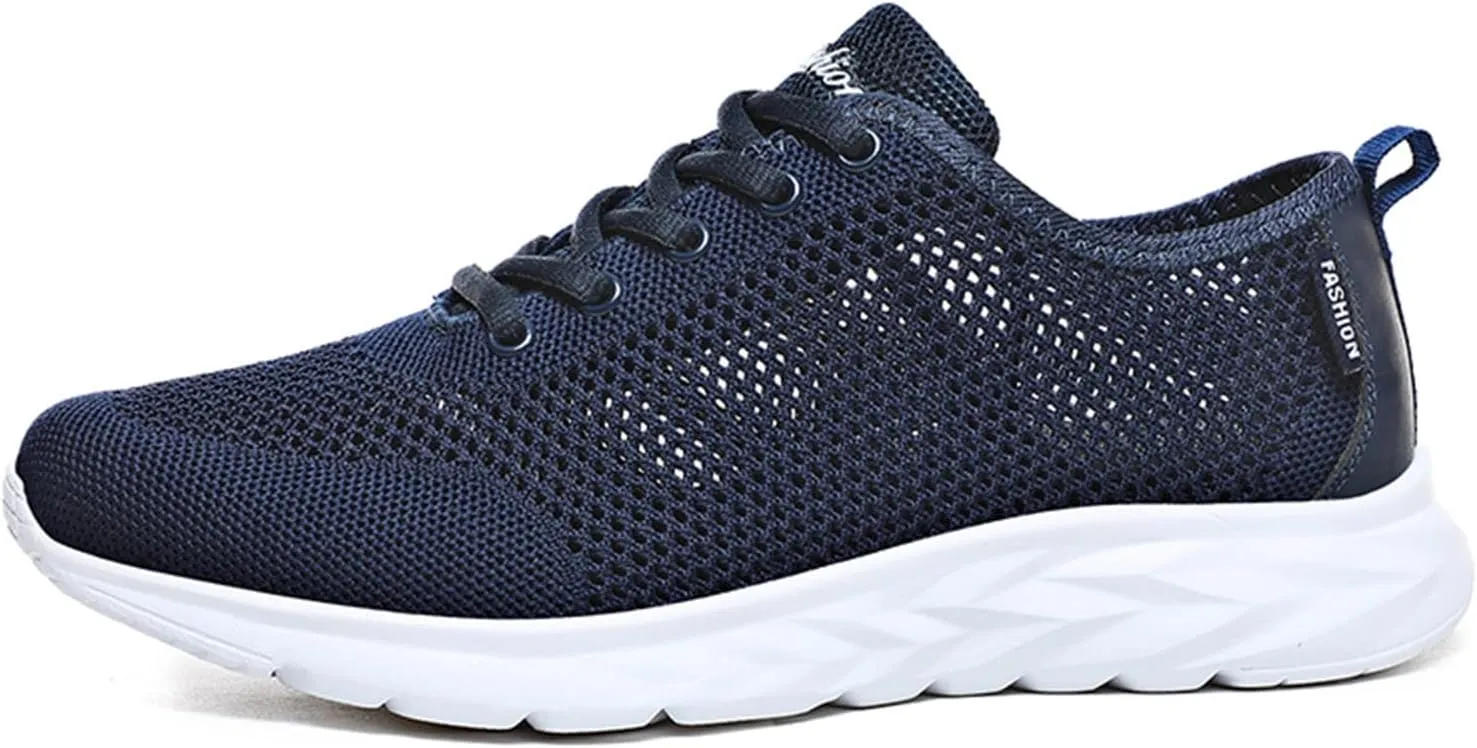 Mens Ultra Breathable Shoes with Water Friendly Quick-Dry Mesh,Summer Non-Slip Wading Shoe Daily Work Walking Shoe with Arch Support Casual Lightweight Durable Fitness Sneaker