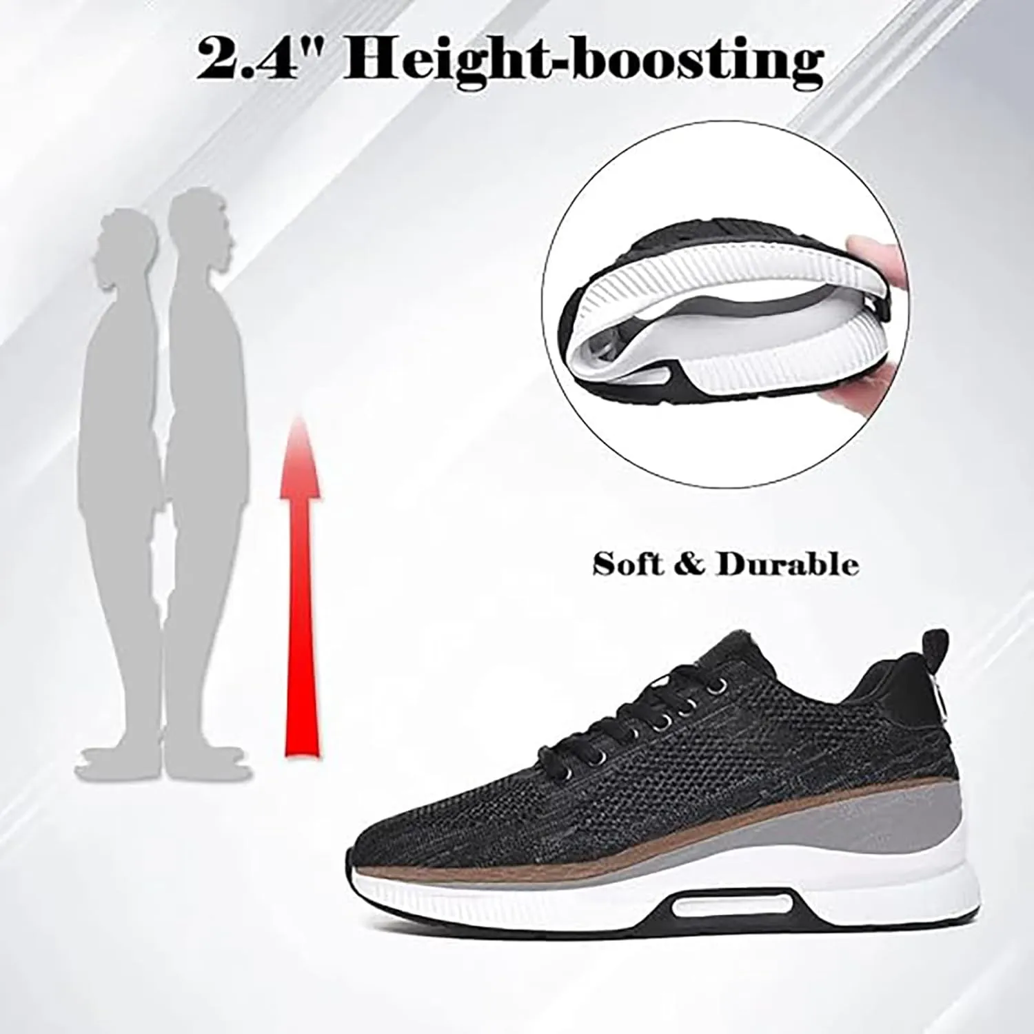 Mens Woven Orthopedic Sneakers Solid Color Casual Soft Walking Running Shoes Comfortable Tennis Shoes Flat Bottom Non Slip Summer Spring Men Shoe