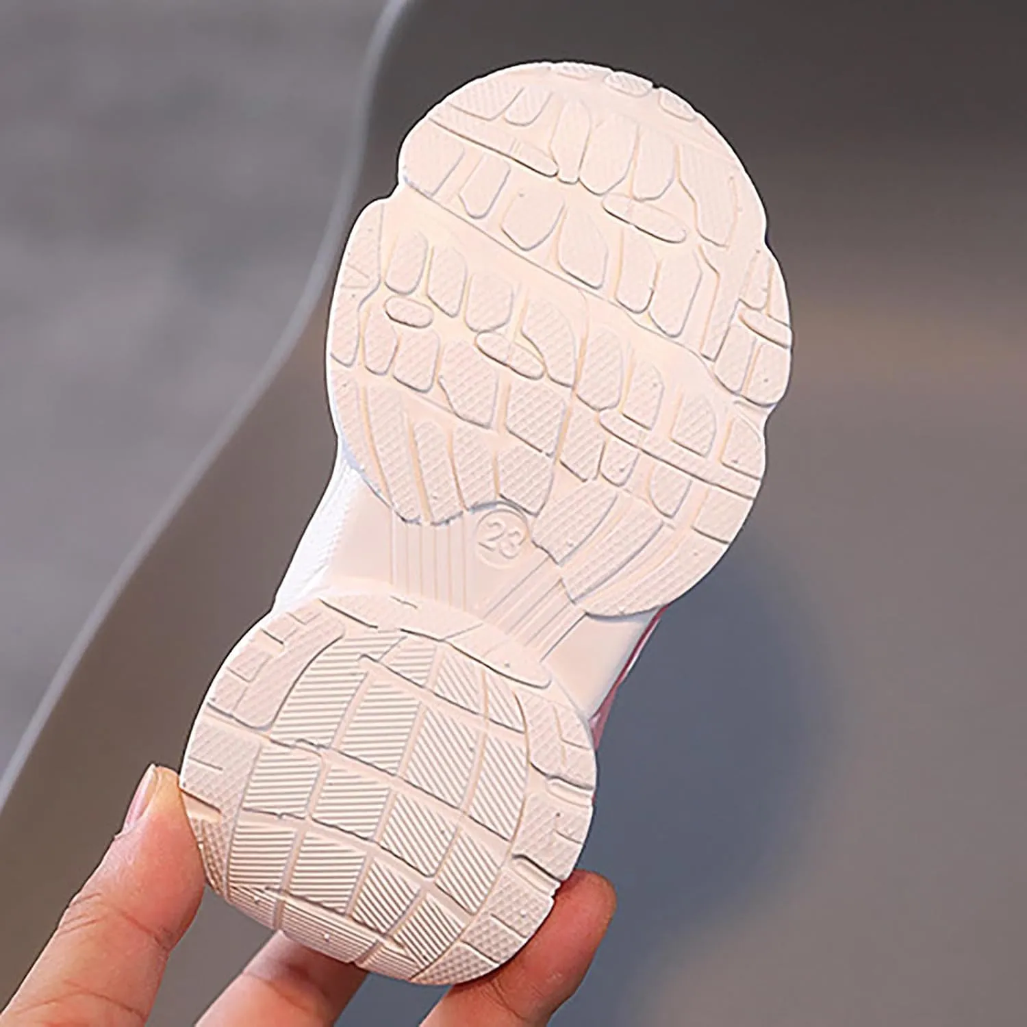 Mesh Glitter 𝗖artoon Sneaker for Toddler Baby Girls Open Breathable Light Up Sport Shoes Outdoor Running Non Slip Comfy