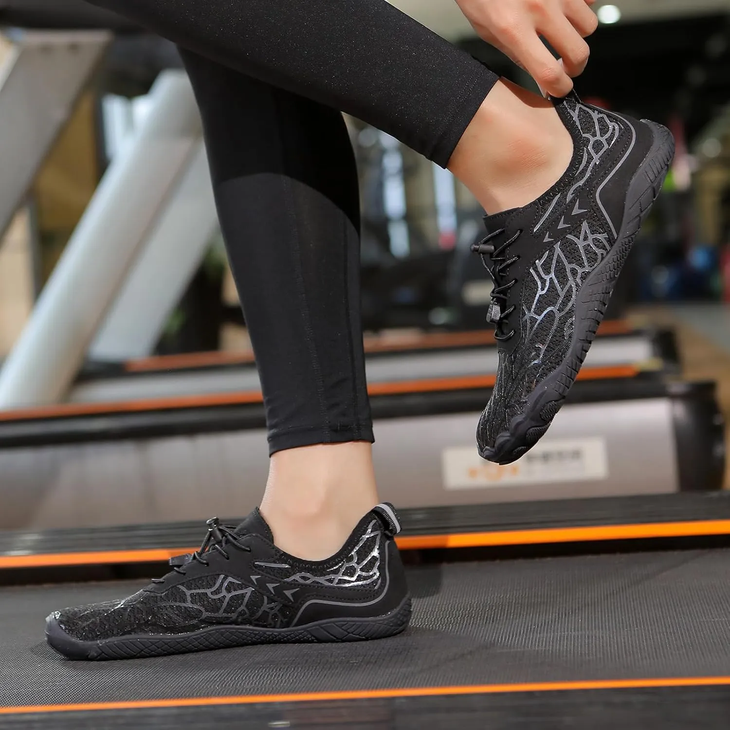 Mmoneyake Hike Barefoot Shoes Women Men Wide Toe Box Healthy & Non-Slip Barefoot Shoes Outdoor Hiking Shoe Grounded Footwear Unisex