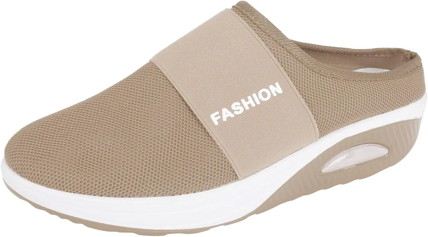 Mules for Women 2025 Backless Walking Sneakers Mens Running Shoes Walking Women Casual Shoes Dress Sneakers Platform Tennis Shoe White Loafers
