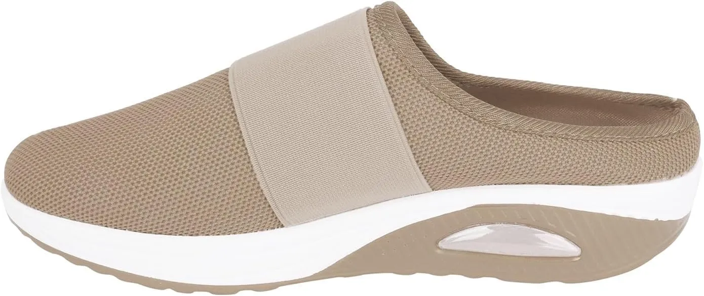 Mules for Women 2025 Backless Walking Sneakers Mens Running Shoes Walking Women Casual Shoes Dress Sneakers Platform Tennis Shoe White Loafers