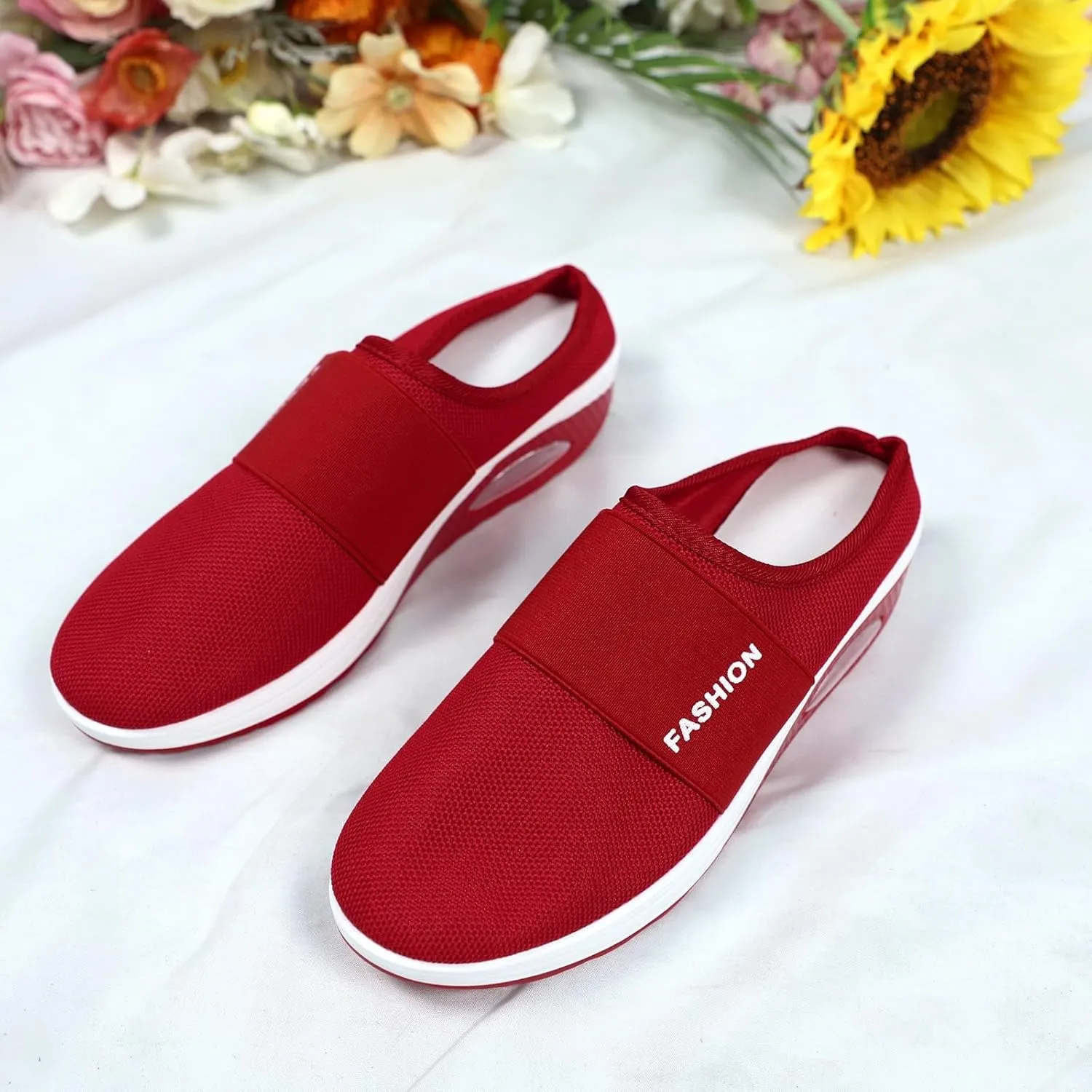 Mules for Women 2025 Backless Walking Sneakers Mens Running Shoes Walking Women Casual Shoes Dress Sneakers Platform Tennis Shoe White Loafers