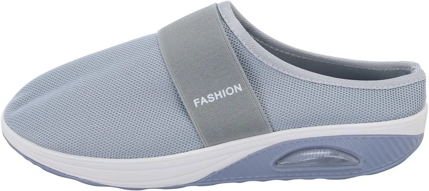 Mules for Women 2025 Summer Slip On Backless Sneakers Closed Toe Wide Width Orthopedic Walking Mesh Beach Sandals